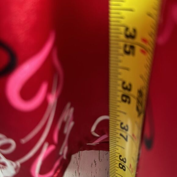 Morgan Taylor Intimates Womens Robe Red Hearts Belted Satin Lounge Sleepwear - Picture 15 of 16